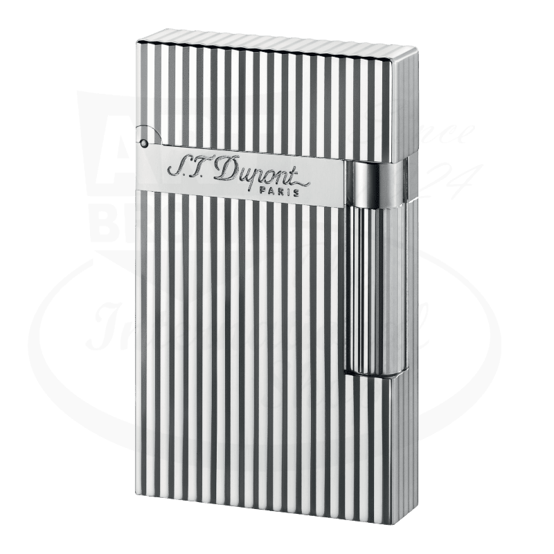 S.T. Dupont Ligne 2 Vertical Lines Silver Lighter, 016817