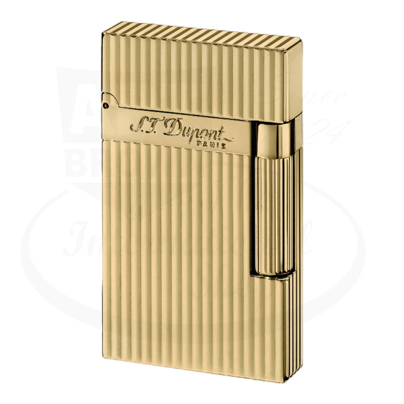 S.T. Dupont Ligne 2 Vertical Lines Gold Lighter, 016827