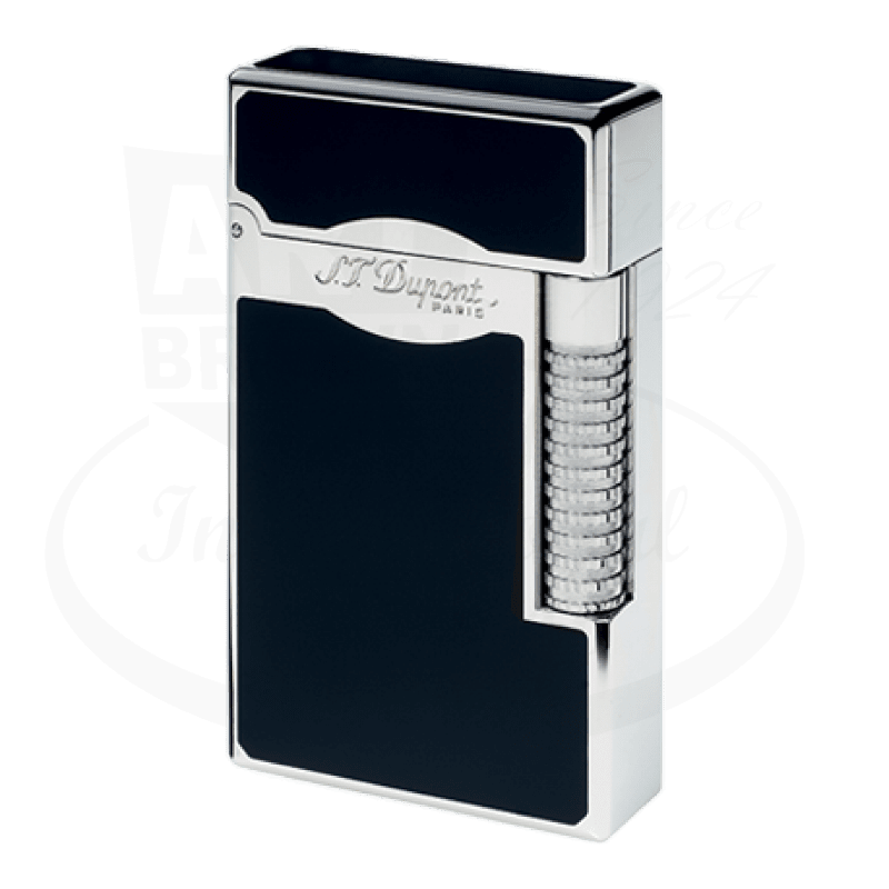S.T. Dupont Le Grand Black Lacquer & Palladium Lighter, 023010