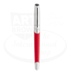 S.T. Dupont Defi Millennium Silver & Matte Red Fountain Pen, 400739