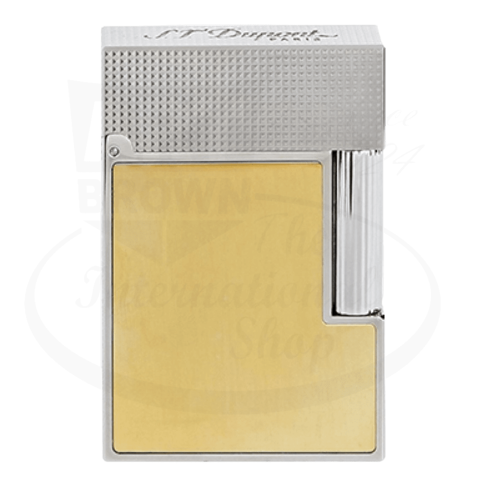 S.T. Dupont Ligne 2 Small Diamond Head Perfect Cling with Gold Brushed Finish, C18601