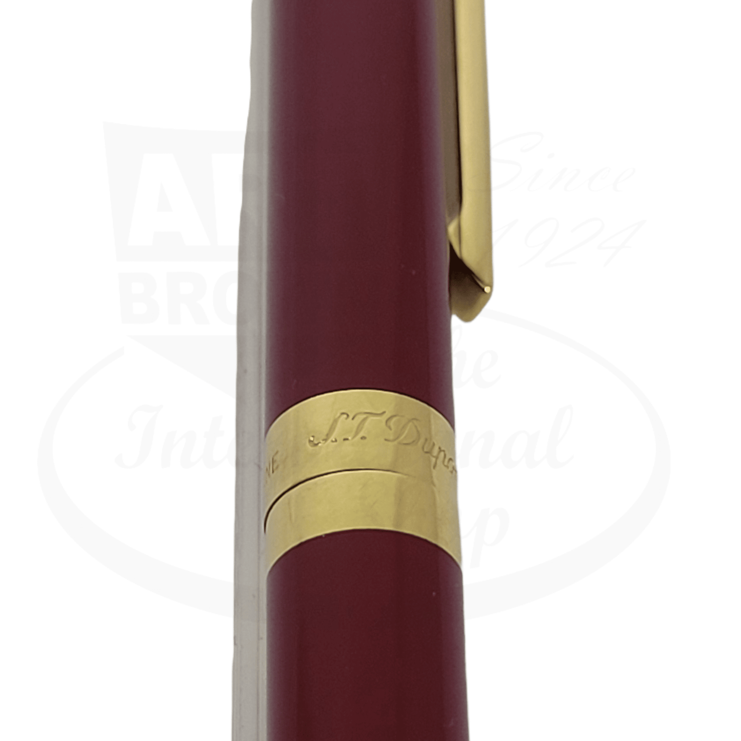 Preowned S.T. Dupont Classique Burgundy Lacquer Ballpoint Pen