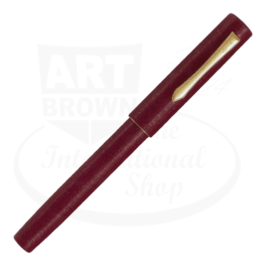 Pilot Ishime Medium Tip Fountain Pen Burgundy