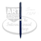 ST Dupont Classique Blue and Palladium Ballpoint Pen