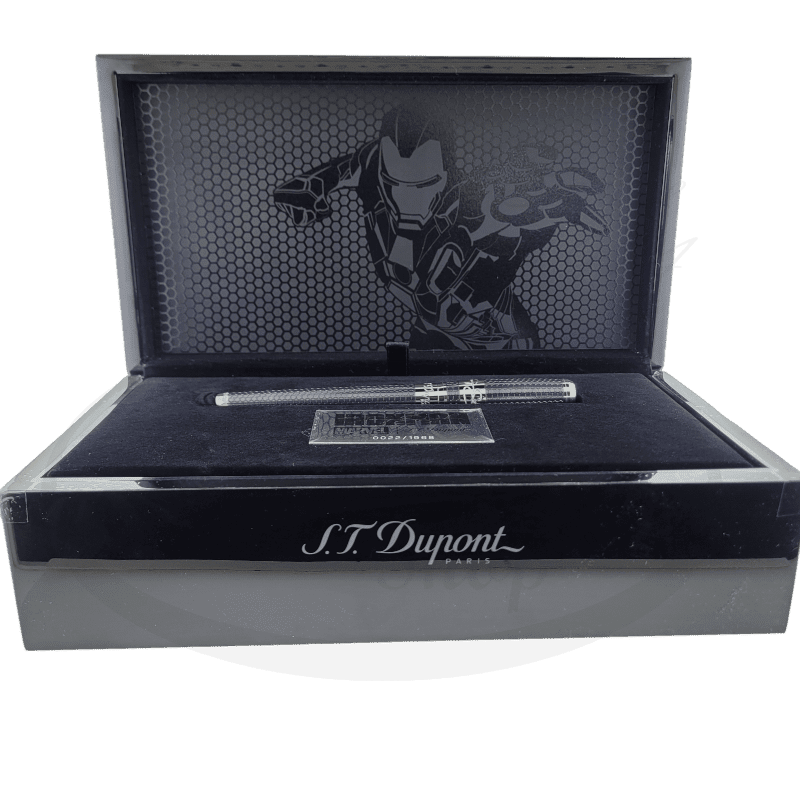 S.T. Dupont Line D Tony Stark Grey Convertible Medium Fountain Pen 410707