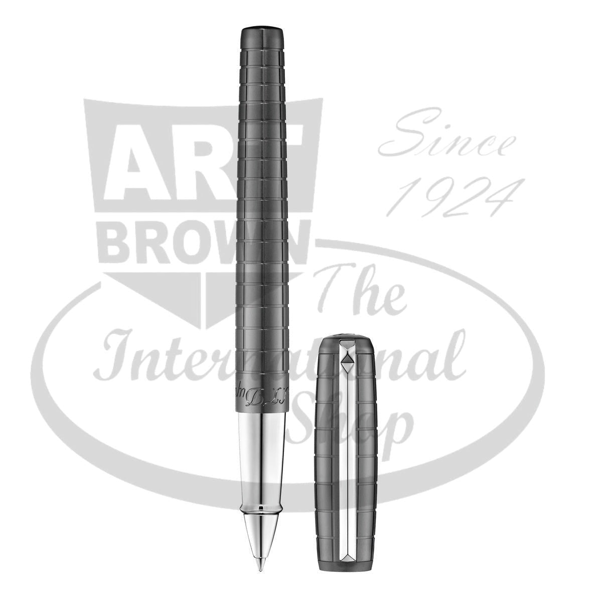 S.T. Dupont Line D Ceramium A.C.T. Grey Palladium Rollerball Pen, 412694