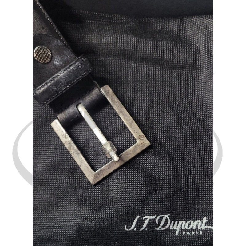 S.T. Dupont Palatine Belt Black Leather, 7830000