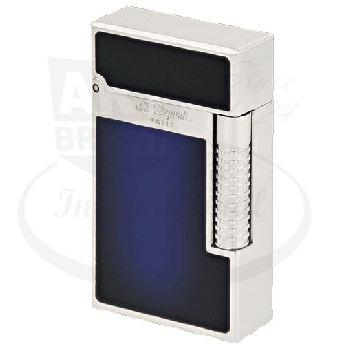 S.T. Dupont Le New Grand Blue Lacquer and Palladium Lighter, C23013
