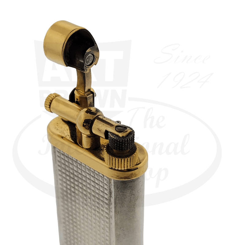 Refurbished Dunhill Unique Model Two Tone Hammer Lighter