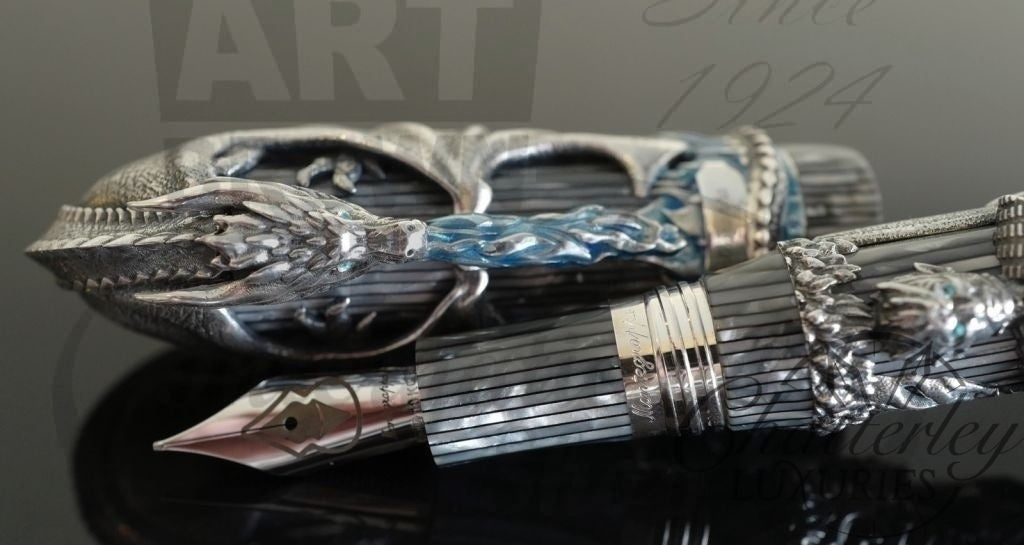 Montegrappa Game of Thrones: Winter Is Here Limited Edition Fountain Pen - Silver, ISGOT3SW