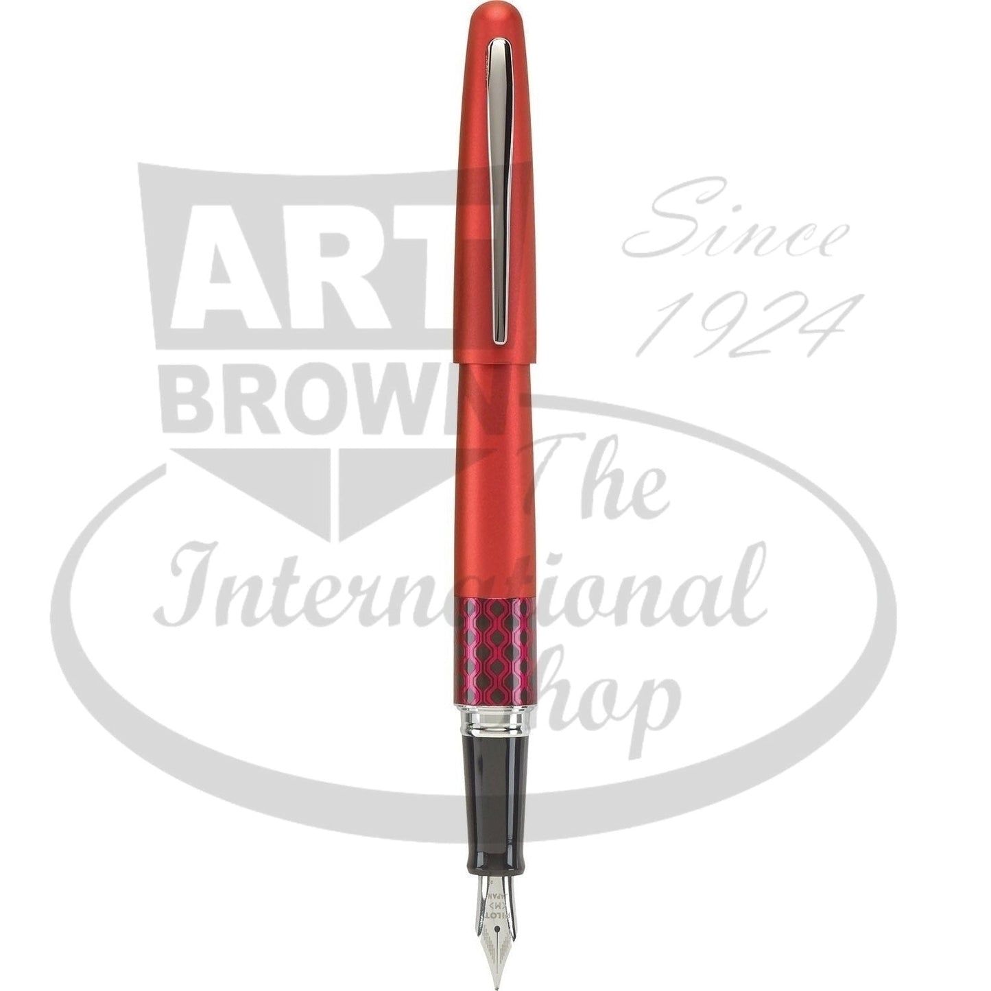 Pilot Metropolitan Pop Collection Red Calligraphy Fountain Pen 91411