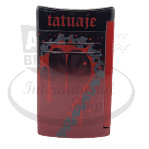 S.T. Dupont Limited Edition Tatuaje Red Maxijet and Cutter Set