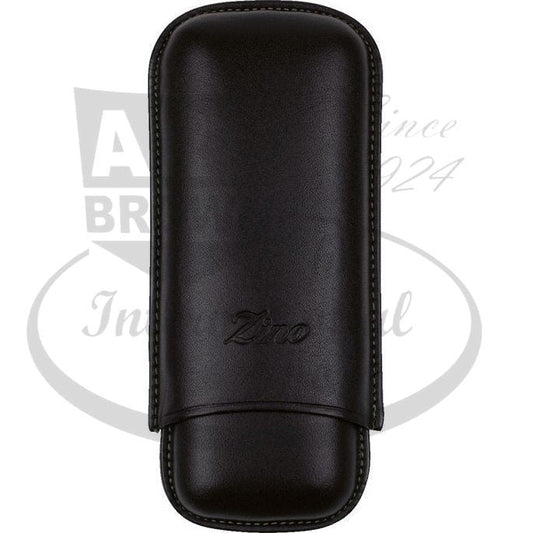 Zino R-2 Leather 2 Cigar Case Black/Mint